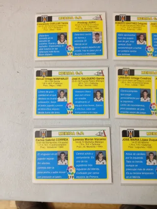 Pack Cromos Mérida CP