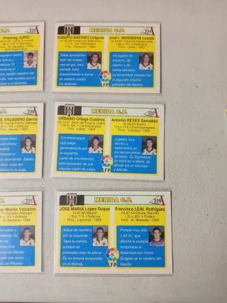 Pack Cromos Mérida CP