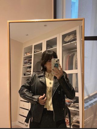 Chaqueta polipiel Biker