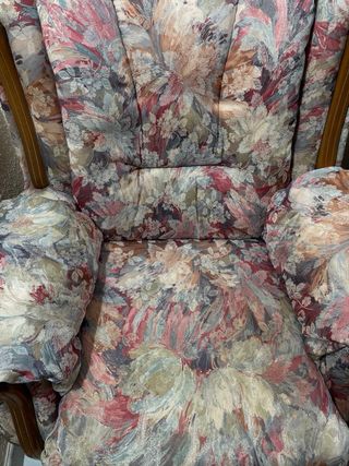 Divano e poltrona retrò vintage