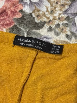 Camiseta amarilla manga larga