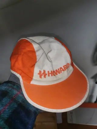 Gorra Honard Vintage Naranja y Blanca