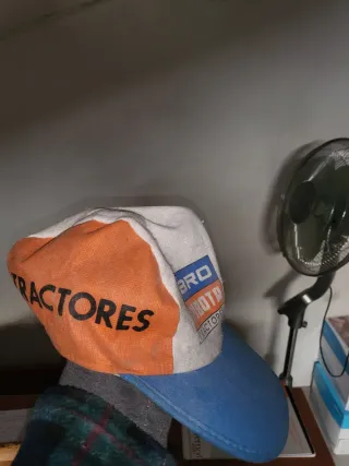 Gorra Honard Vintage Naranja y Blanca