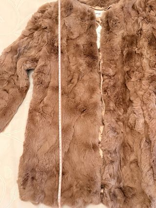 Abrigo piel auténtica T.42