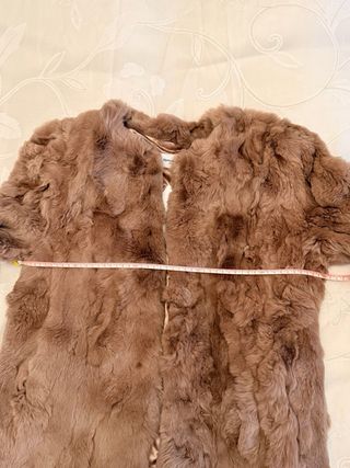 Abrigo piel auténtica T.42