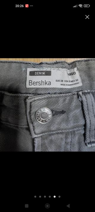 Pantalón cargo gris