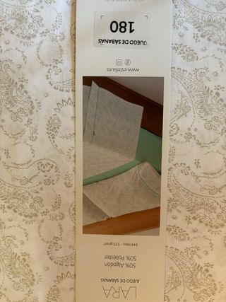 Juego Sábanas Cama 180 o 200 Estelia Lara.