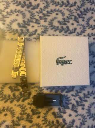 Pulsera Lacoste Oro y Plata