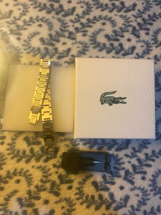 Pulsera Lacoste Oro y Plata