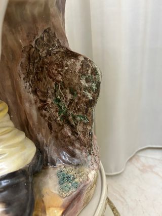 Coppia Statue Capodimonte Bambini con Animali