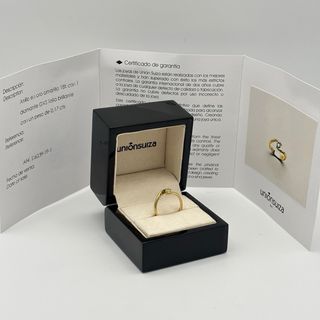 Anillo Oro 18kt con Diamante