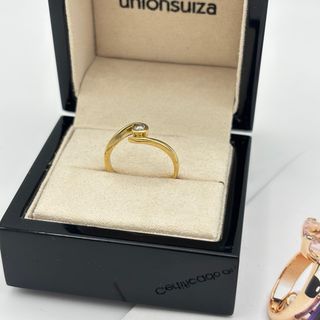 Anillo Oro 18kt con Diamante