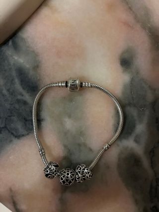 Pulsera Pandora Plata 3 Charms