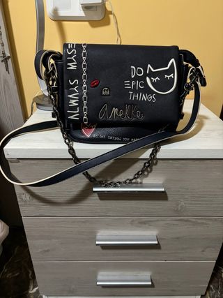 Bolso Anekke Negro Multicolor