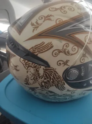 Casco Moto Mujer Diseño Vintage