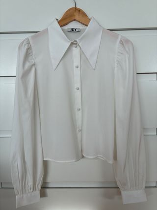 Camisa fluida blanca (S)