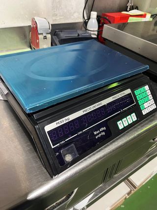 BÁSCULA PORTÁTIL COMERCIAL 40KG A ESTRENAR