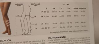 2 Medias Compresión Fuerte Farmalastic XXL Beige