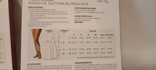 2 Medias Compresión Fuerte Farmalastic XXL Beige