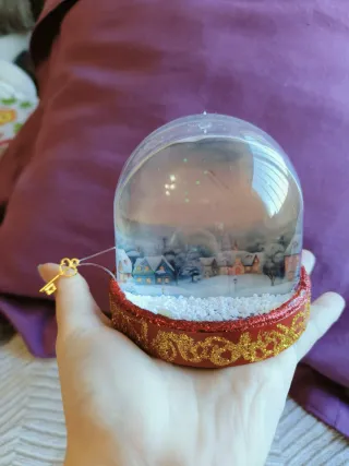 Barbie en un cuento de navidad disney adorno bola