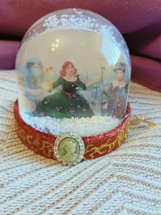 Barbie en un cuento de navidad disney adorno bola