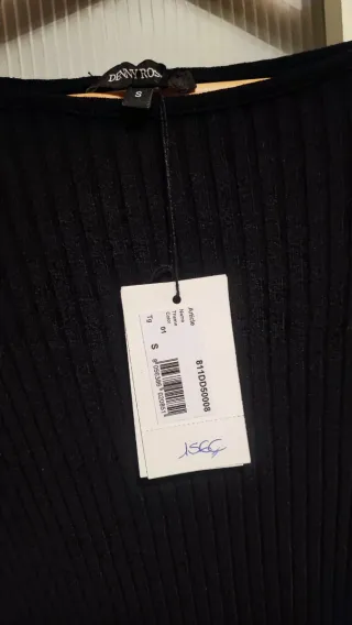 Vestido Negro Denny rose Estrellas Corazones