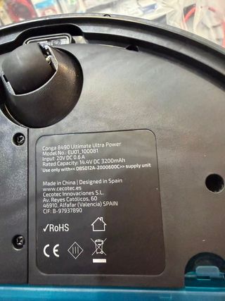 Cecotec Robot Aspirador y Friegasuelos Conga 8490