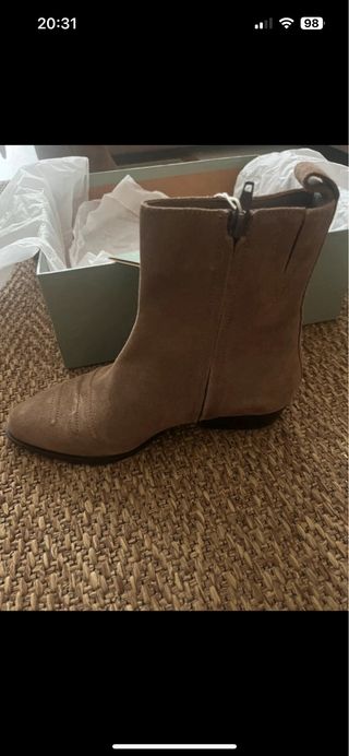 Botines ante beige Hoss Intropia sin usar