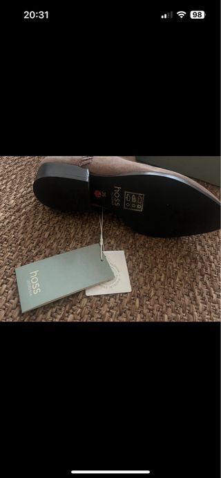 Botines ante beige Hoss Intropia sin usar