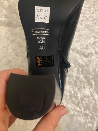 Stivaletti Maja Pelle Neri Tg 40