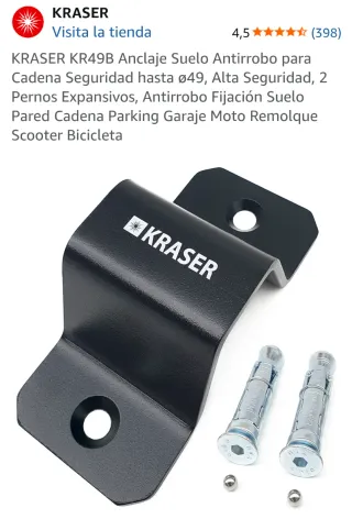 KRASER KR49B Anclaje Suelo Antirrobo