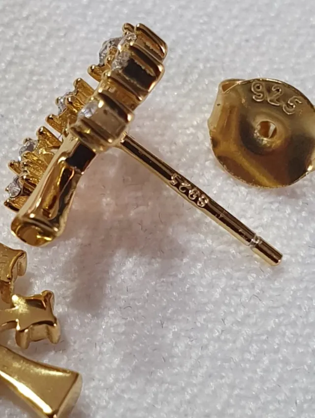 Pendientes Oro y Swarovskis ÁRBOL de la VIDA