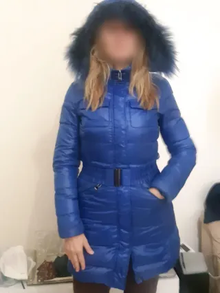 Piumino Janny donna blu