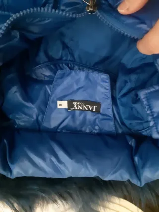 Piumino Janny donna blu