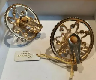 Pendientes antiguos Reneuve Chapados en Oro