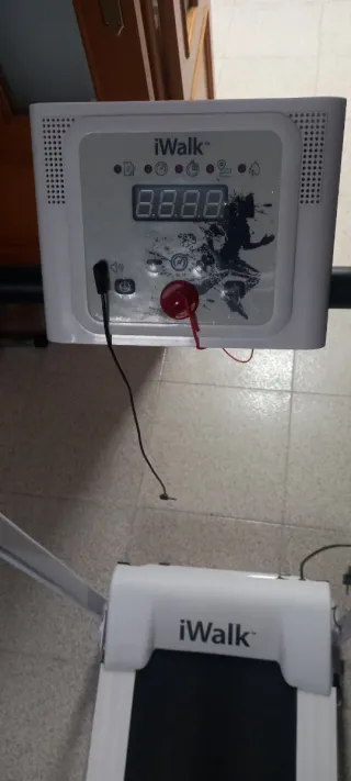 Cinta de correr blanca