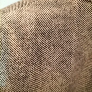 Abrigo El Ganso espiga marrón