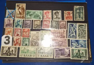 Sellos Alemania Saar Gebiete