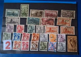 Sellos Alemania Saar Gebiete