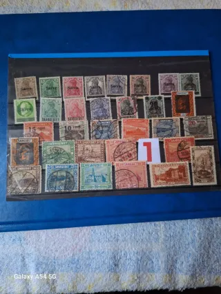 Sellos Alemania Saar Gebiete