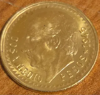 Moneda de Oro 21k - Dos y Medio Pesos