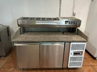 Mesa Fría Preparación Pizza Acero Inox