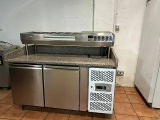 Mesa Fría Preparación Pizza Acero Inox