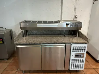 Mesa Fría Preparación Pizza Acero Inox