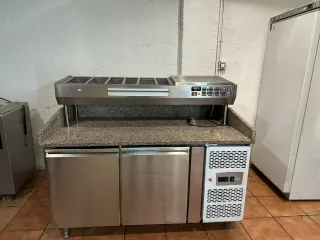 Mesa Fría Preparación Pizza Acero Inox