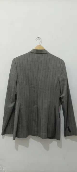 Traje Massimo Dutti Gris Chaqueta y Pantalón