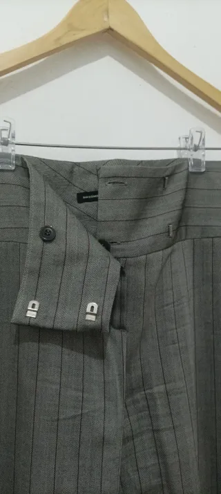 Traje Massimo Dutti Gris Chaqueta y Pantalón