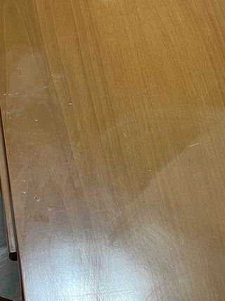 Mesa de comedor y 6 sillas madera retro vilntage