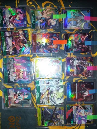Conjunto cartas One Piece Cardgame variadas