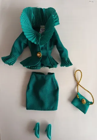 Traje Barbie Verde Esmeralda Original